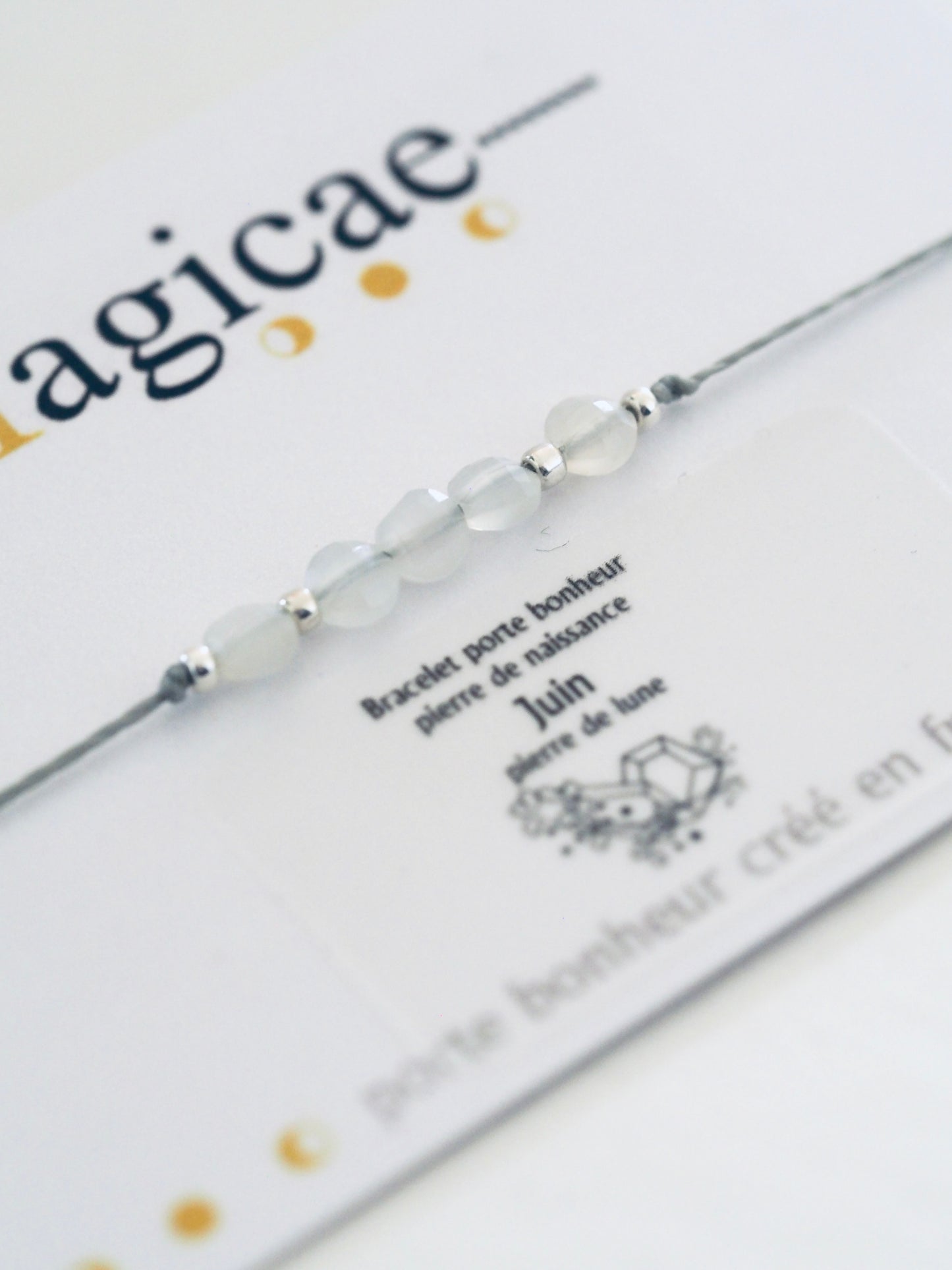 bracelet pierre de naissance JUIN - Magicae