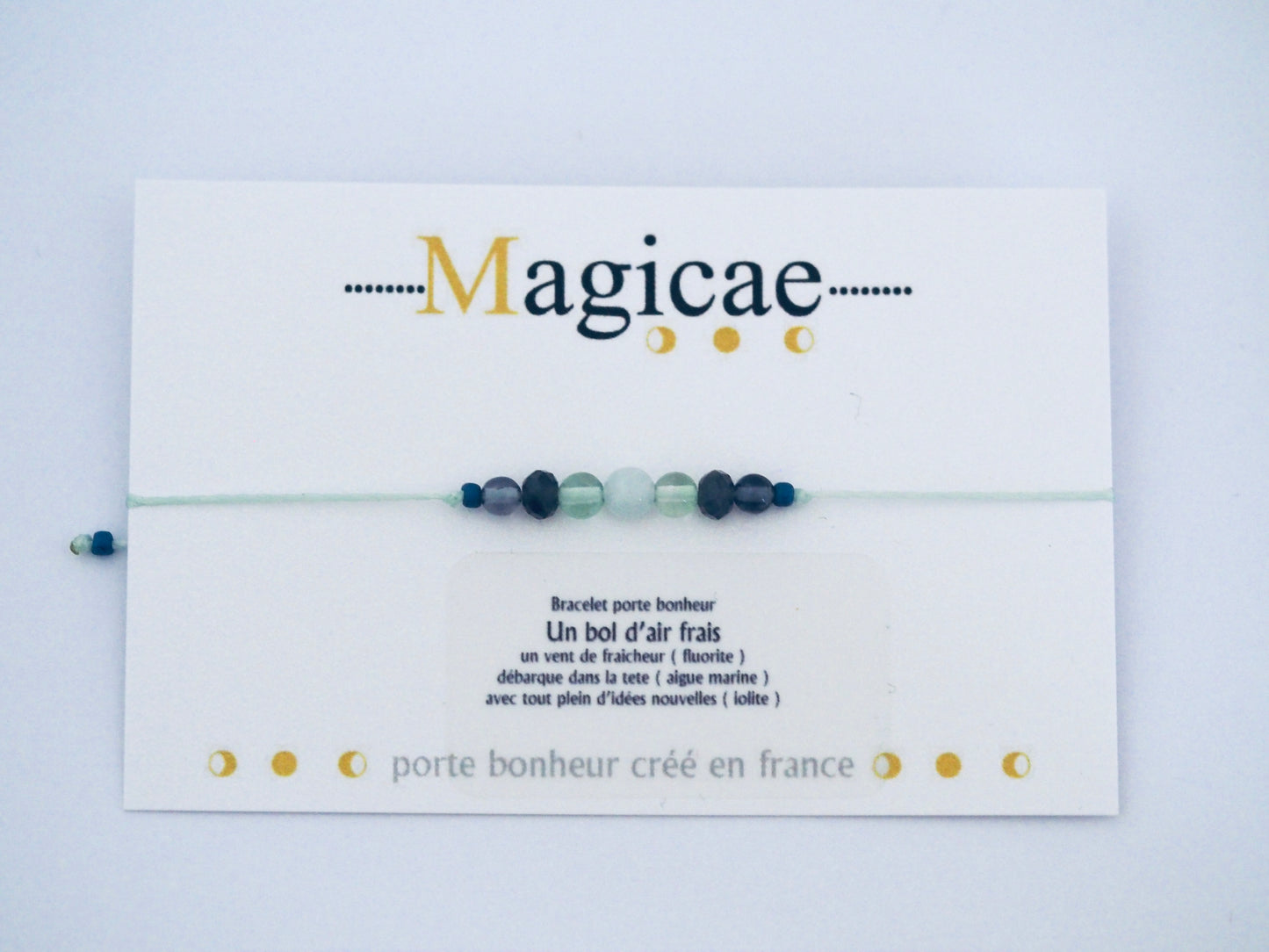 Bracelet porte bonheur un bol d’air frais - Magicae