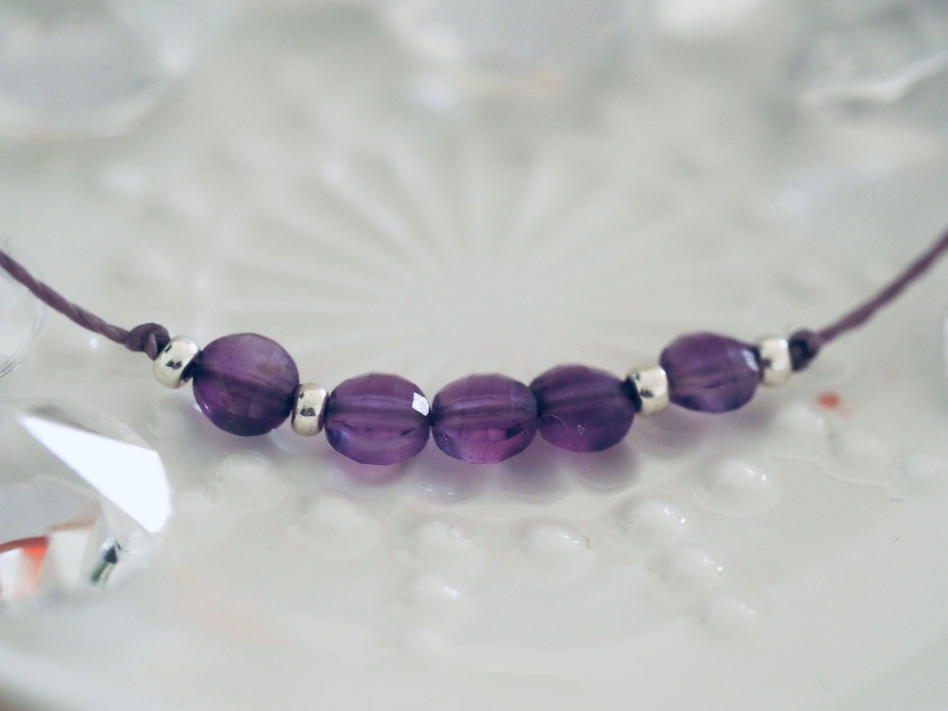 bracelet pierre de naissance FEVRIER - Magicae