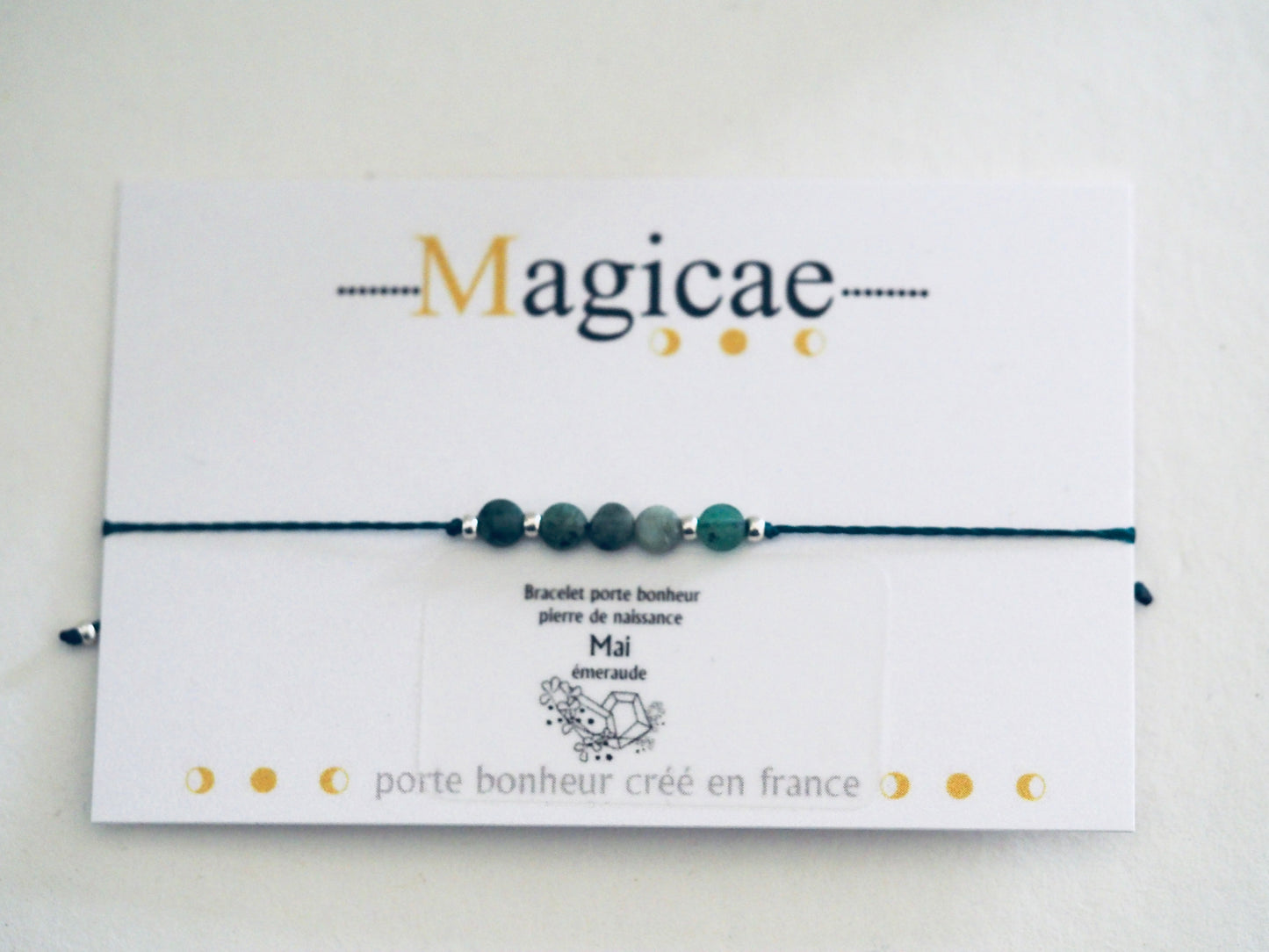 bracelet pierre de naissance MAI - Magicae