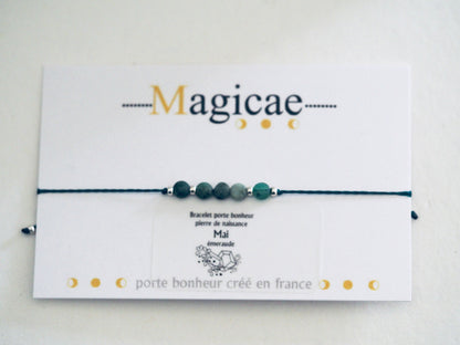 bracelet pierre de naissance MAI - Magicae