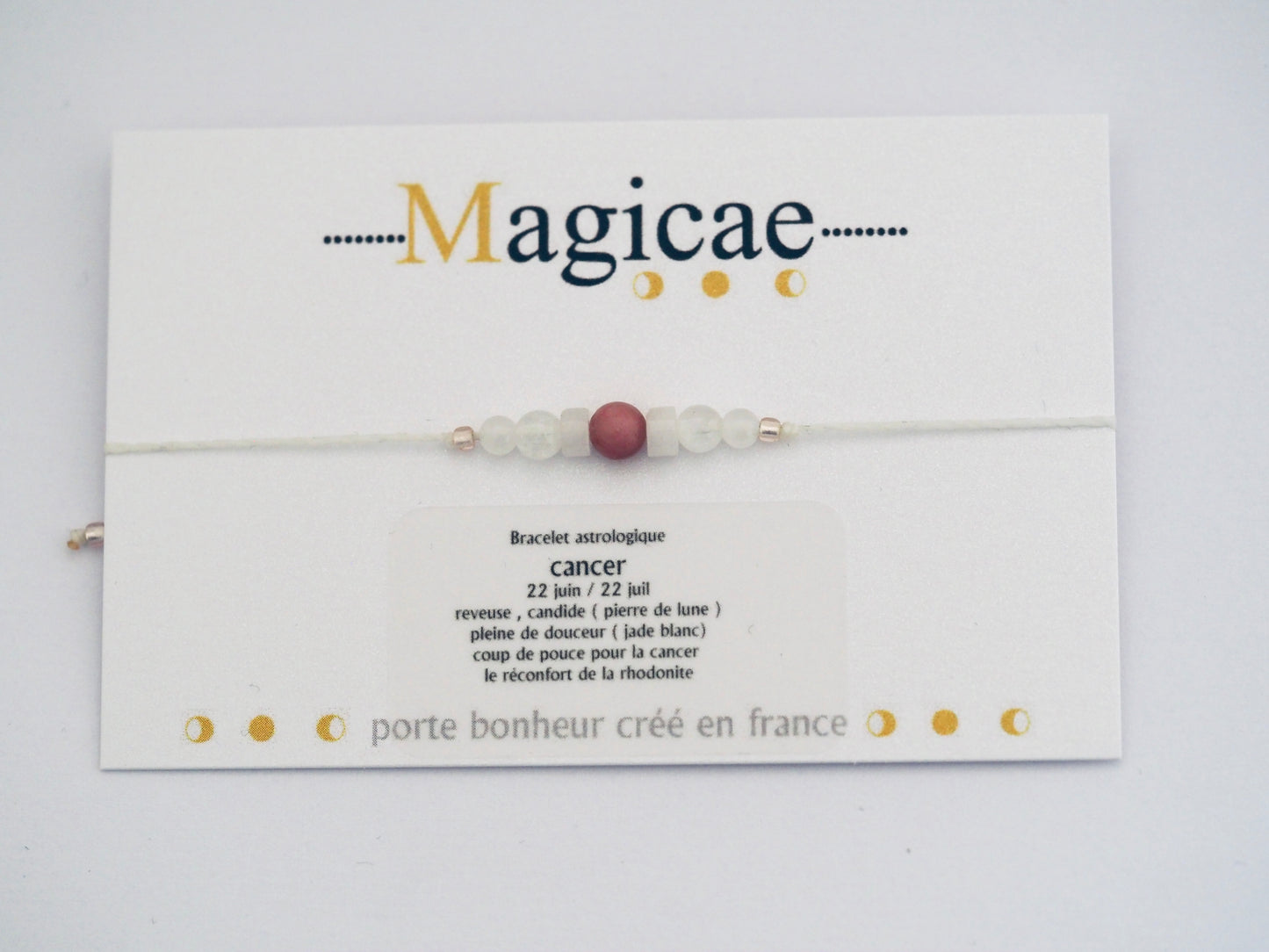 Bracelet astrologique cancer - Magicae